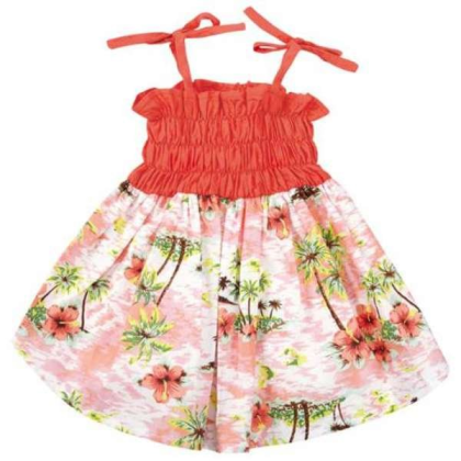 Orange - CC Hawaiian Breeze Sundress - Medium