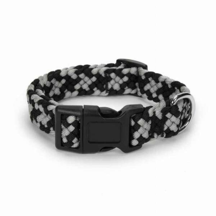 Black - GG Braided Rope Collar - Large