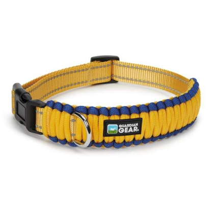 Yellow - GG Reflective Paracord Collar - Large