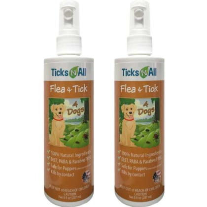 All Natural Flea & Tick 4 Cats 8oz (2 pack) - 8oz