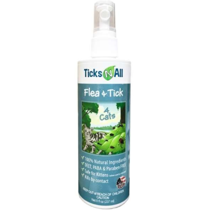 All Natural Flea & Tick 4 Cats 8oz  - 8oz