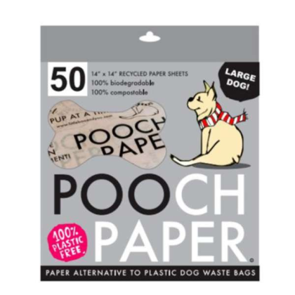 Grey, Beige - Pooch Paper - Medium to Large Dogs - Medium/Large