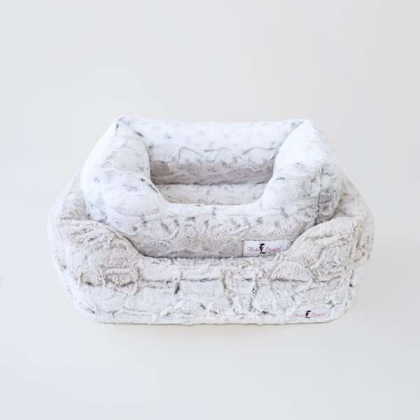 Pearl Leopard - Deluxe Dog Bed - Small