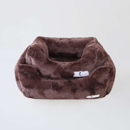 Chocolate - Luxe Dog Bed - Small