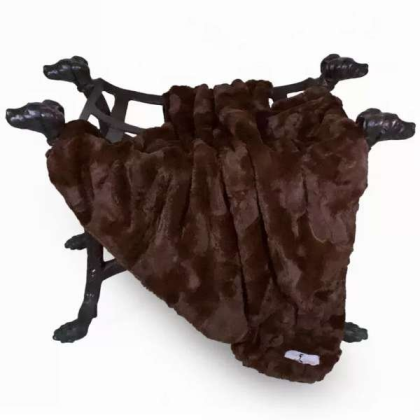 Chocolate - Luxe Dog Blanket - Large