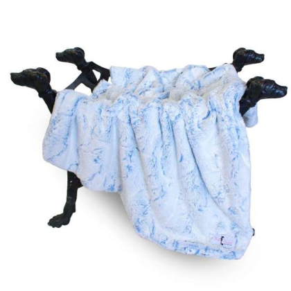 Blue Lotus - Whisper Dog Blanket - Small