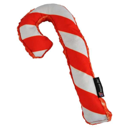 Red & White - Candy Cane Dog Toy