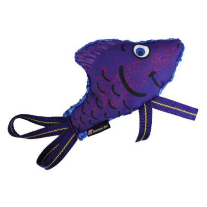 Purple/Red - Flyin\' Fish Dog Toy