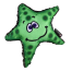 Neon Green - Stanley Starfish Dog Toy - Medium - Medium