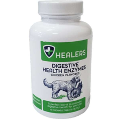 Digestive Health Enzymes - Chicken Flavored - 60 chews