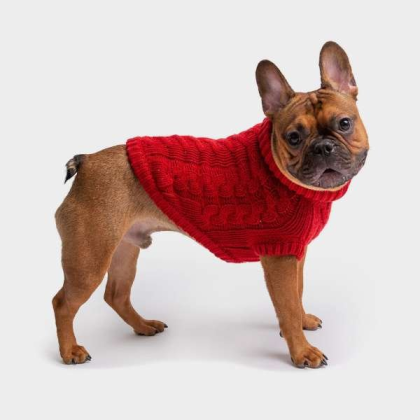 Red - GF Pet Chalet Dog Sweater  - 3XL