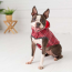 Red - GF Pet Reversible ElastoFit Raincoat  - 2XS