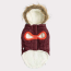 Burgundy - GF Pet  Winter Sailor Parka  - Large