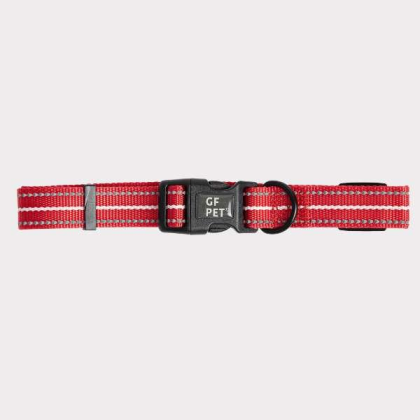 Red - GF Pet  Reflective Collar - Large-Wide