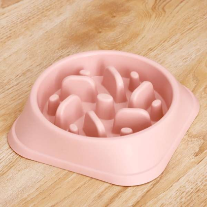 Pink - Slow Feeder Dog Bowl