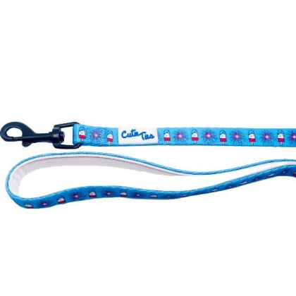 4th of July - Cutie Ties Fun Design Dog Leash - Large