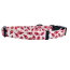 Lobster White - Cutie Ties Fun Design Dog Collar - Medium