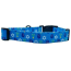 Hanukkah Blue Dreidel - Cutie Ties Fun Design Dog Collar - Medium