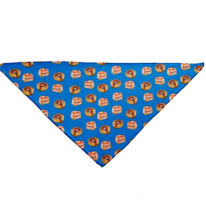 Breakfast - Cutie Ties Tie On Dog Bandana - Small