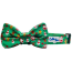 Christmas Festive Green - Cutie Ties Fun Design Dog Collar - Medium