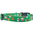 Christmas Festive Green - Cutie Ties Fun Design Dog Collar - Medium