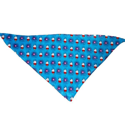 4th of July - Cutie Ties Tie On Dog Bandana - Small