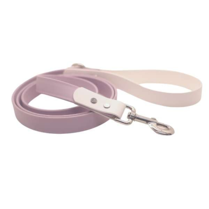 Lavender with white - Biothane Leash - Two Toned - 4 ft