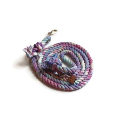 Unicorn  - Knotted Rope Dog Leash - 4 ft