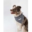 Navy Gingham  - Buddy Dog Bandana - L