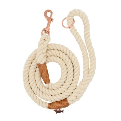 Tan - Rope Leash  - 5 Feet