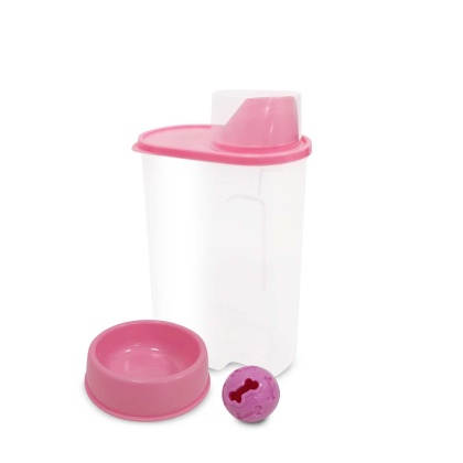 Pink - Pet Essentials Kit (4 Pieces)