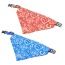 Red - Western Themed Pet Bandana Collars - Small