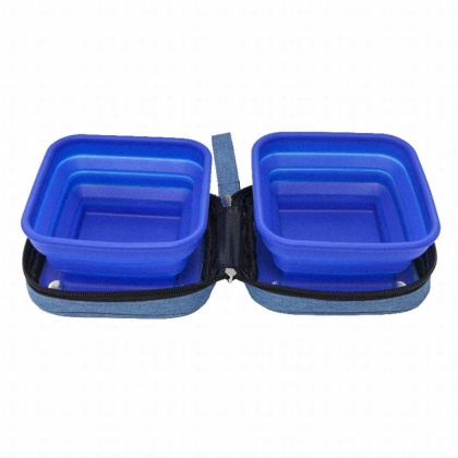 Blue - Portabowl Water and Food Bowl