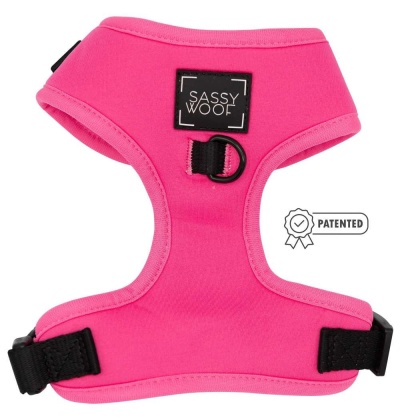 Neon Pink - Adjustable Harness  - Large