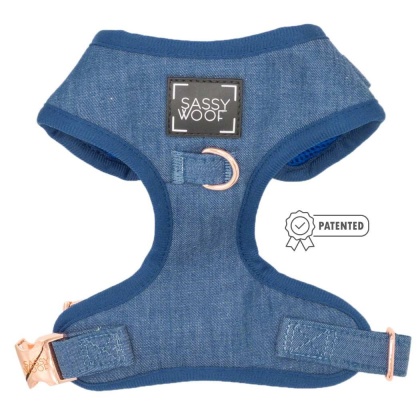 Denim - Adjustable Harness  - XSmall