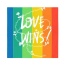 Love Wins Sublimation Bandana -   One Size