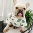 White - Green Dinosaur - Matching Pet and Owner Clothing Set -   2XL