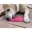 Pink - Flower Power Design eMat Enrichment Lick Mat  - Large