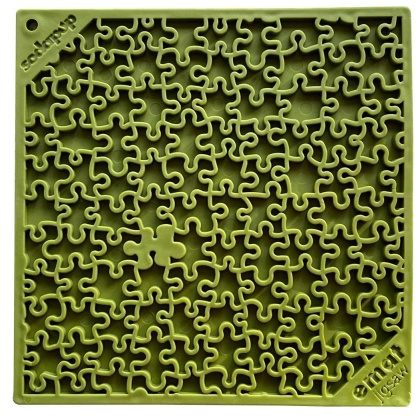 Green - Jigsaw Design eMat Enrichment Lick Mat