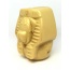 Gold - MKB Doggie Pharaoh Durable Chew Toy & Treat Dispenser - Large