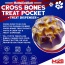 Purple - MKB Cross Bones Treat Pocket - Medium