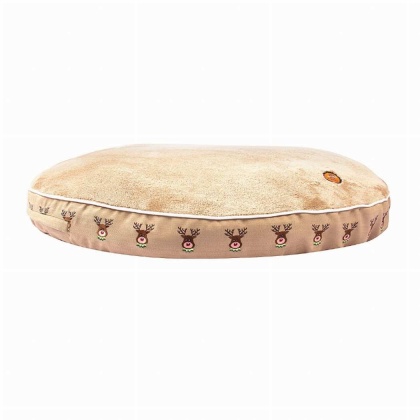 Safari - Halo Reindeer Round Dog Bed - S