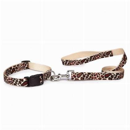 Giraffe - CC Animal Print Lead 6Ftx1In Giraffe - 6ft x 1in