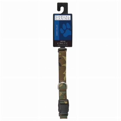 Green - CC Camo Collar 6-10In Grn