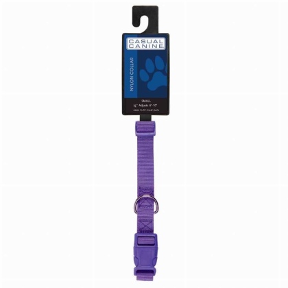 Purple - CC Dog Collar 10-16In Pur - 10-16in