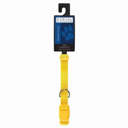 Yellow - CC Dog Collar 14-20In Ylw - 14-20in