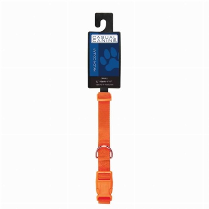 Orange - CC Dog Collar 6-10In Org - 6-10in