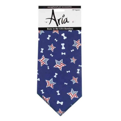 USA Blue - AR Bone in the USA Bandana Blu