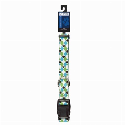 Blue - CC Patterns Collar Argyle 10-16In Blu - 10-16in