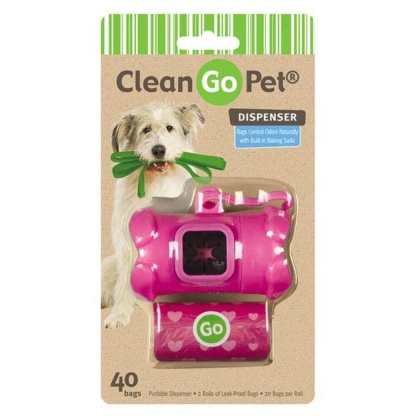 Pink - CG Bone Waste Bag Holder Pnk